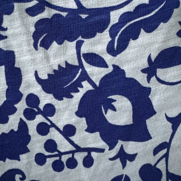 NWT Boden Blue and White Floral Cotton Sleeveless Dress with Pockets  Women's 14 - Picture 6 of 12